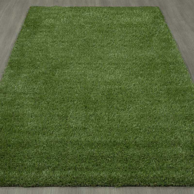 Ottomanson Garden Grass Green Indoor/Outdoor Area Rug & Reviews Wayfair